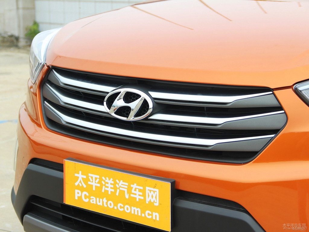 活力橙北京現代ix25車頭外觀圖片