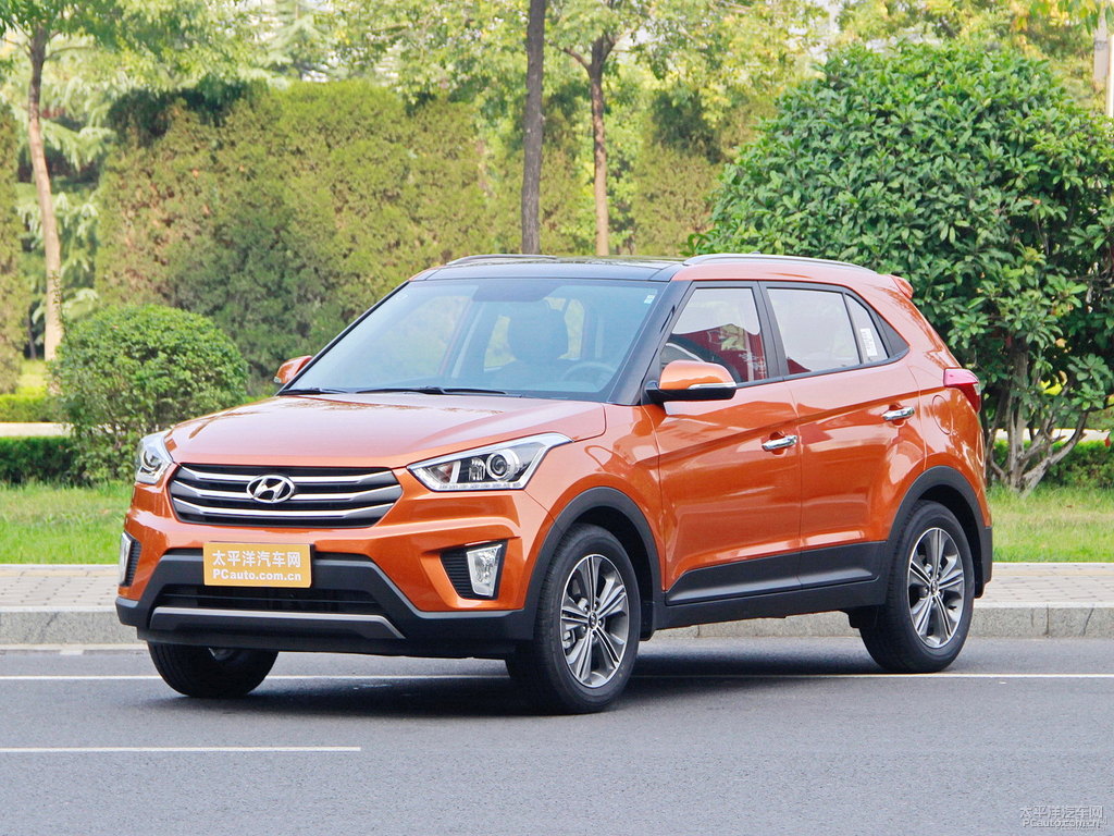 活力橙北京現(xiàn)代ix25整車外觀外觀圖片