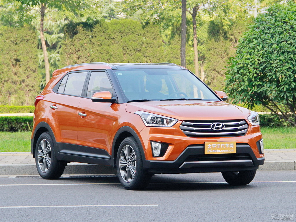 活力橙北京現(xiàn)代ix25整車外觀外觀圖片