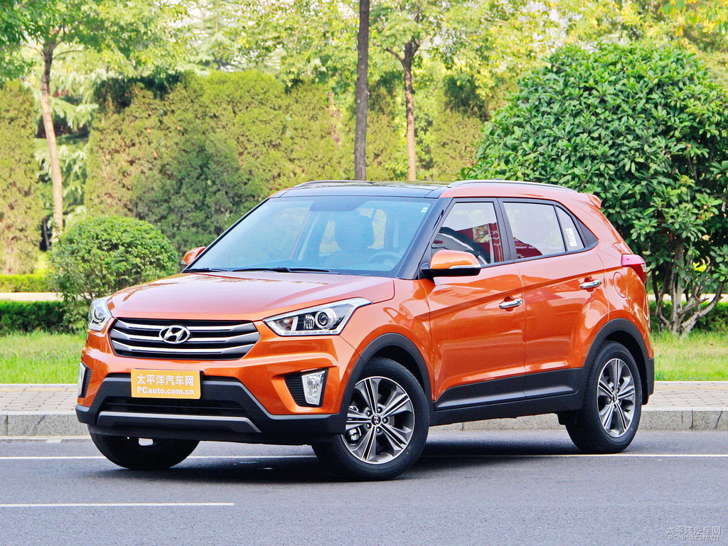 活力橙北京現(xiàn)代ix25整車外觀外觀圖片