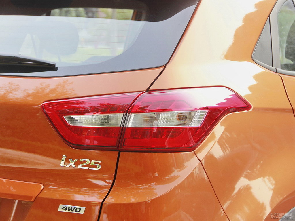 活力橙北京現(xiàn)代ix25車尾外觀圖片
