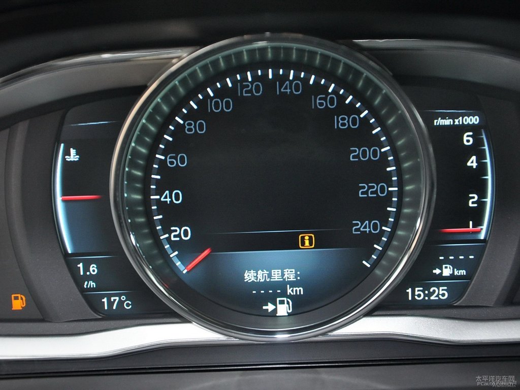 海洋藍(lán)沃爾沃XC60中控內(nèi)飾圖片