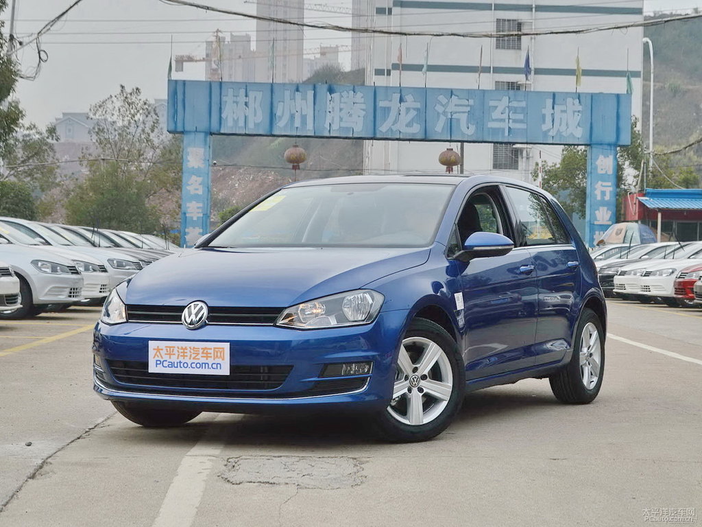 珊瑚藍(lán)高爾夫整車外觀外觀圖片