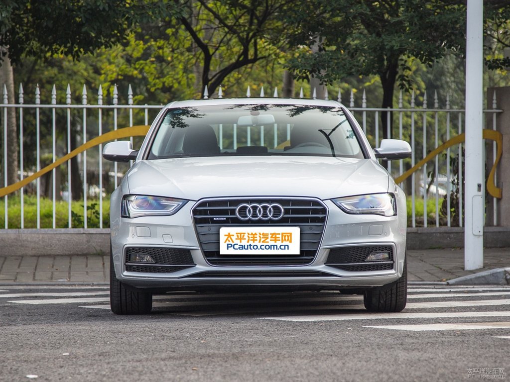 水晶銀奧迪A4L整車外觀外觀圖片