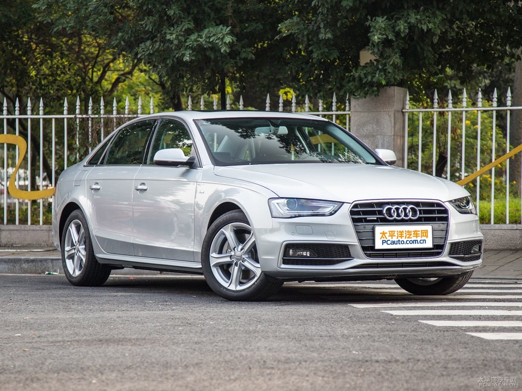 水晶銀奧迪A4L整車外觀外觀圖片
