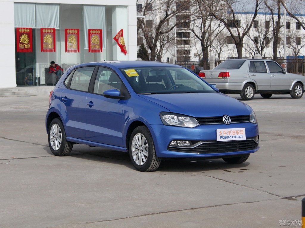 銀河藍(lán)大眾Polo整車(chē)外觀外觀圖片