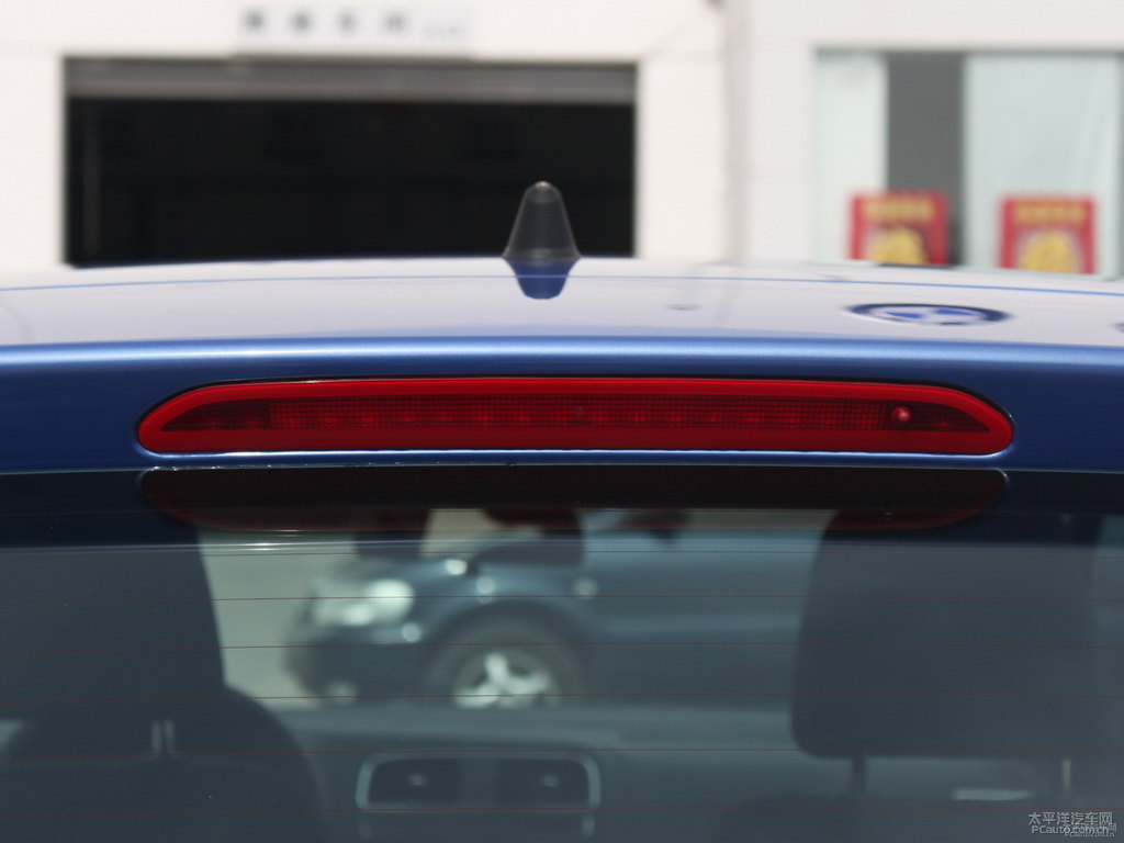 銀河藍(lán)大眾Polo車尾外觀圖片