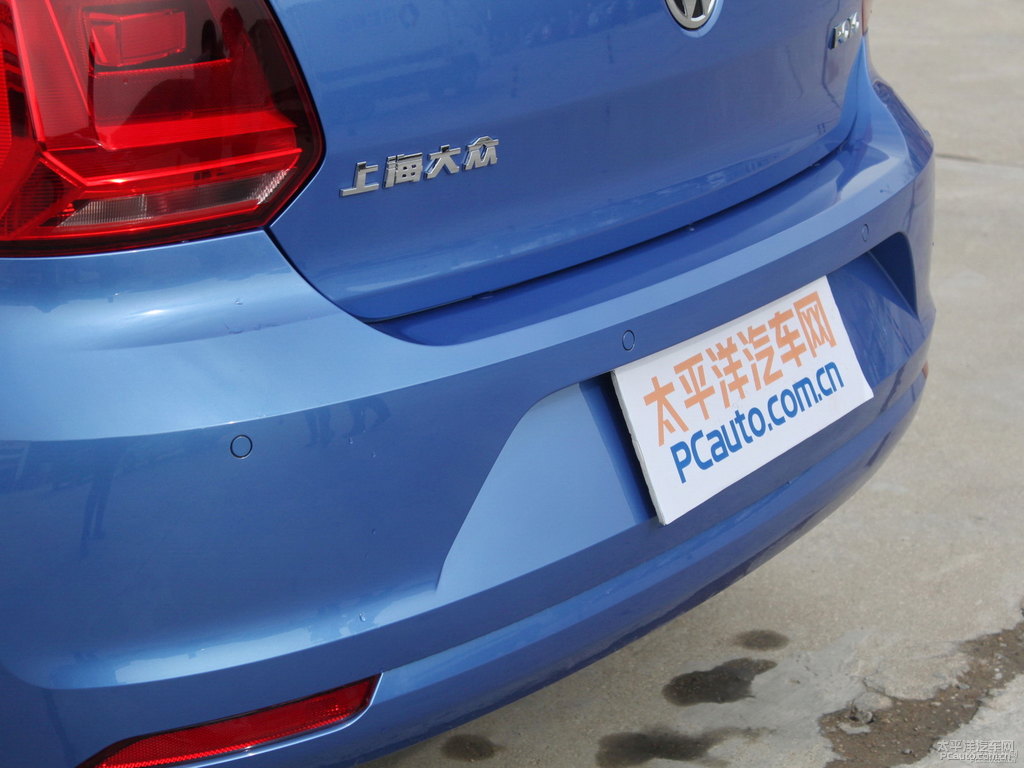 銀河藍(lán)大眾Polo車尾外觀圖片