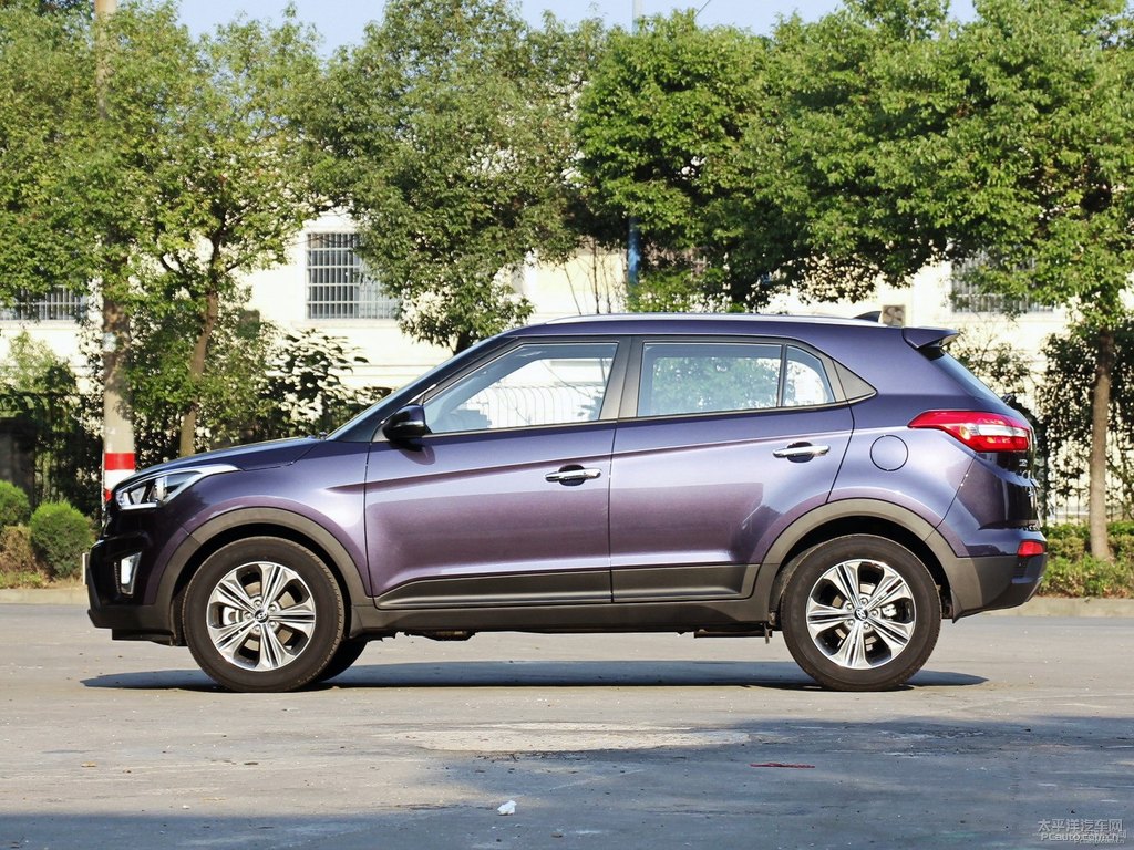 羅蘭紫北京現(xiàn)代ix25整車(chē)外觀外觀圖片