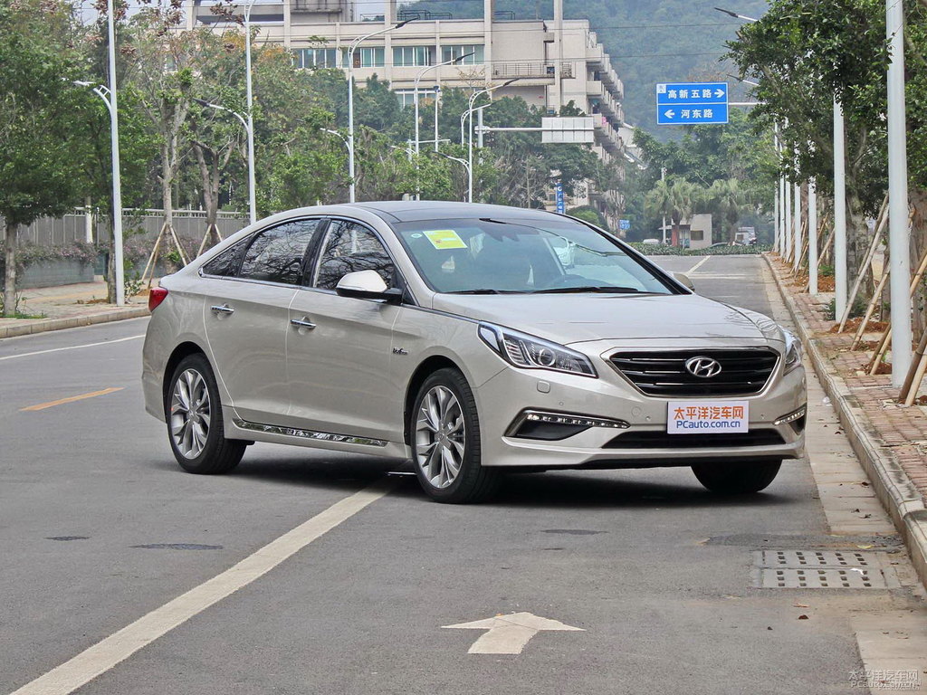 古月銀索納塔整車外觀外觀圖片