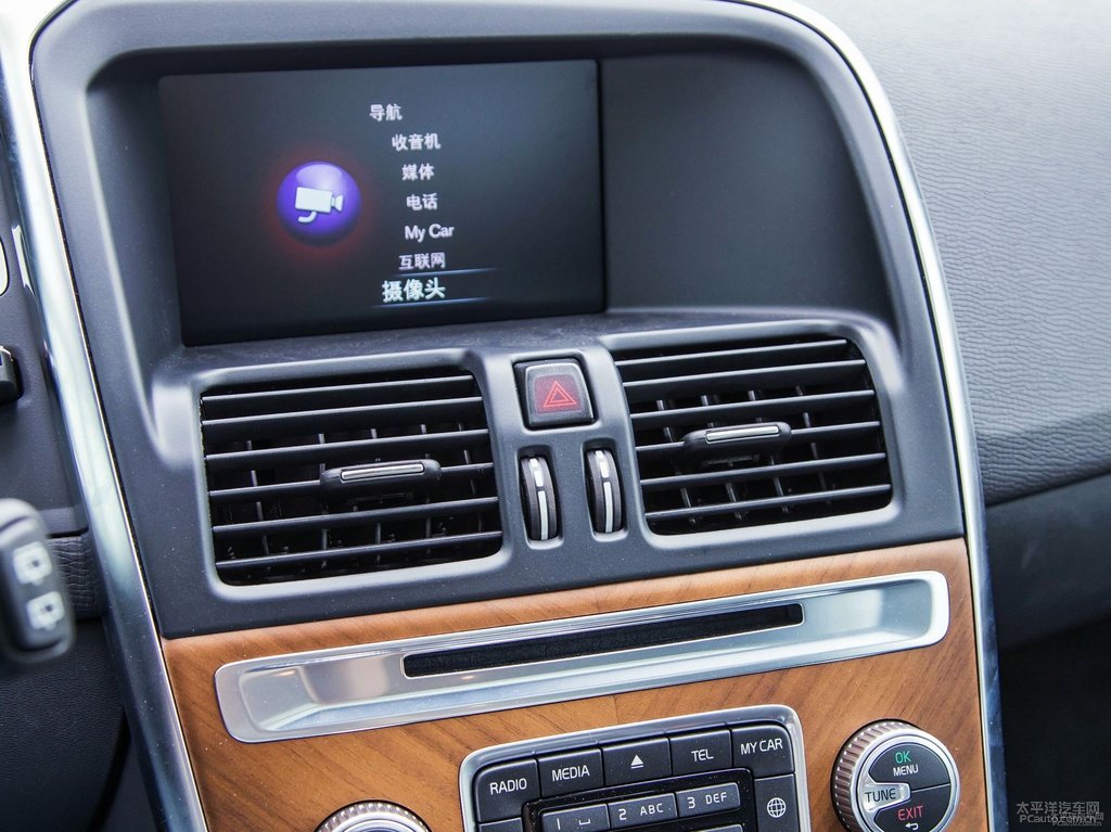 暮色銅沃爾沃XC60中控內(nèi)飾圖片