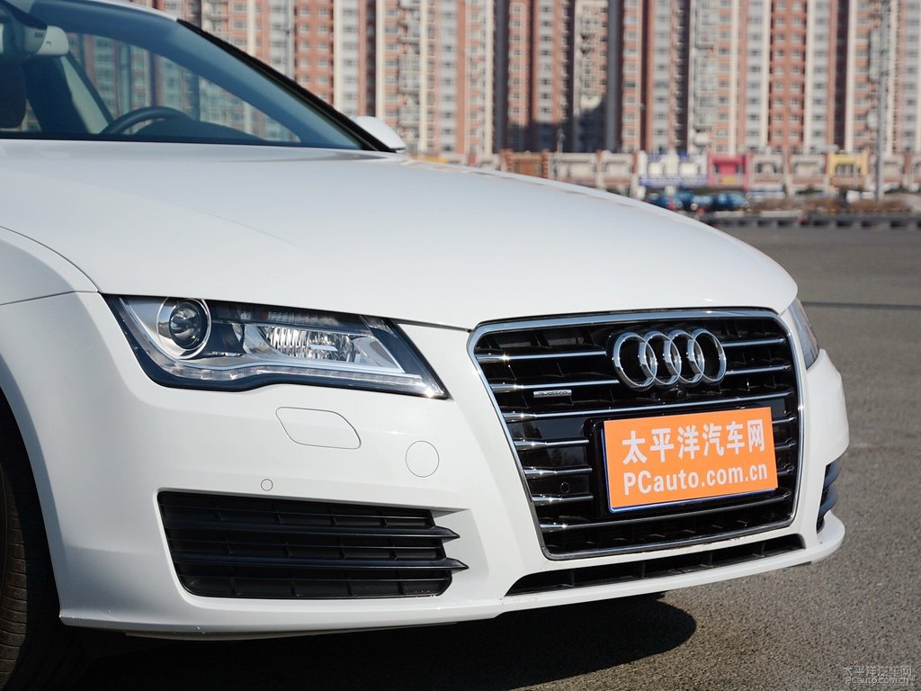 朱鷺白奧迪A7車頭外觀圖片