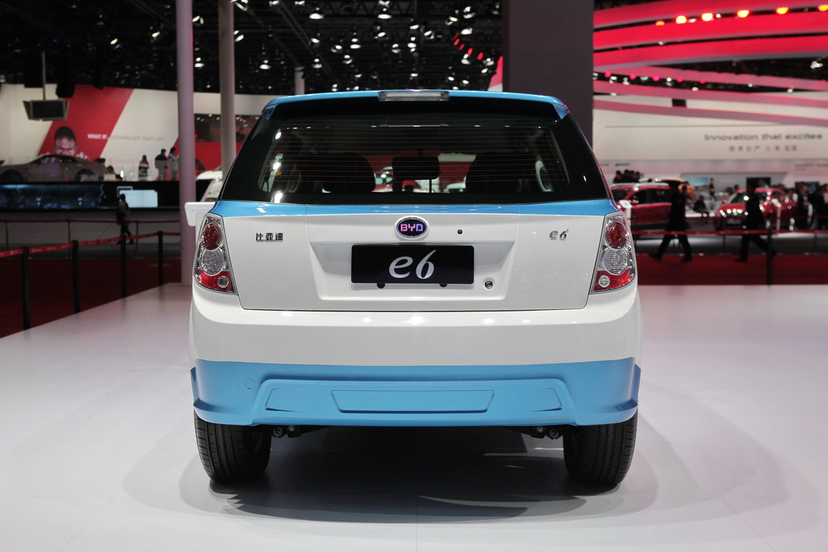 比亞迪e6車展高清大圖