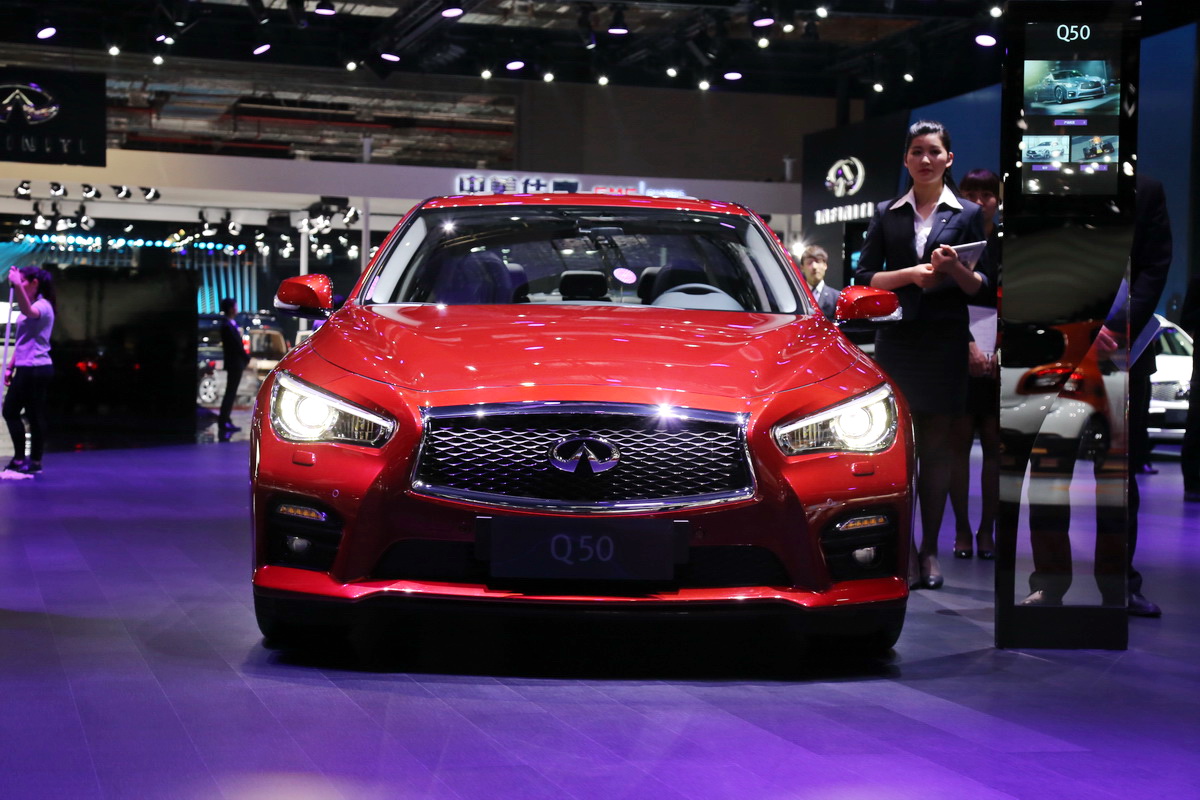 英菲尼迪Q50車展高清大圖