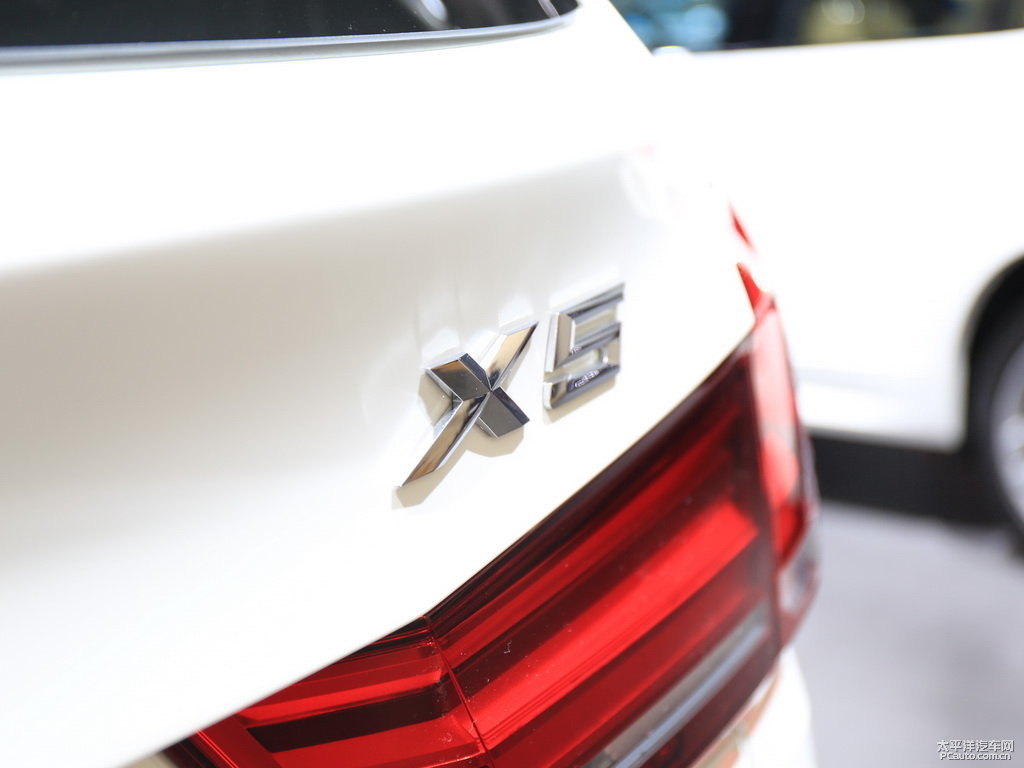 礦石白寶馬X5(進(jìn)口)車尾外觀圖片