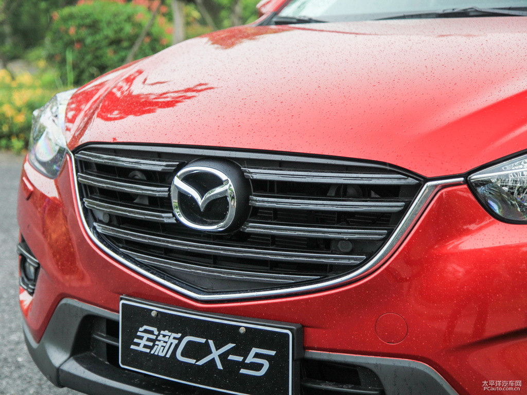 魂動(dòng)紅馬自達(dá)CX-5車頭外觀圖片