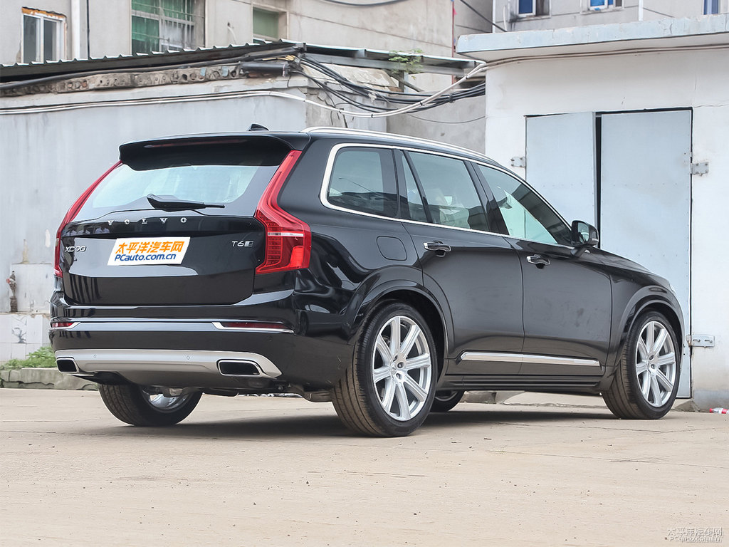 瑪瑙黑沃爾沃XC90整車外觀外觀圖片