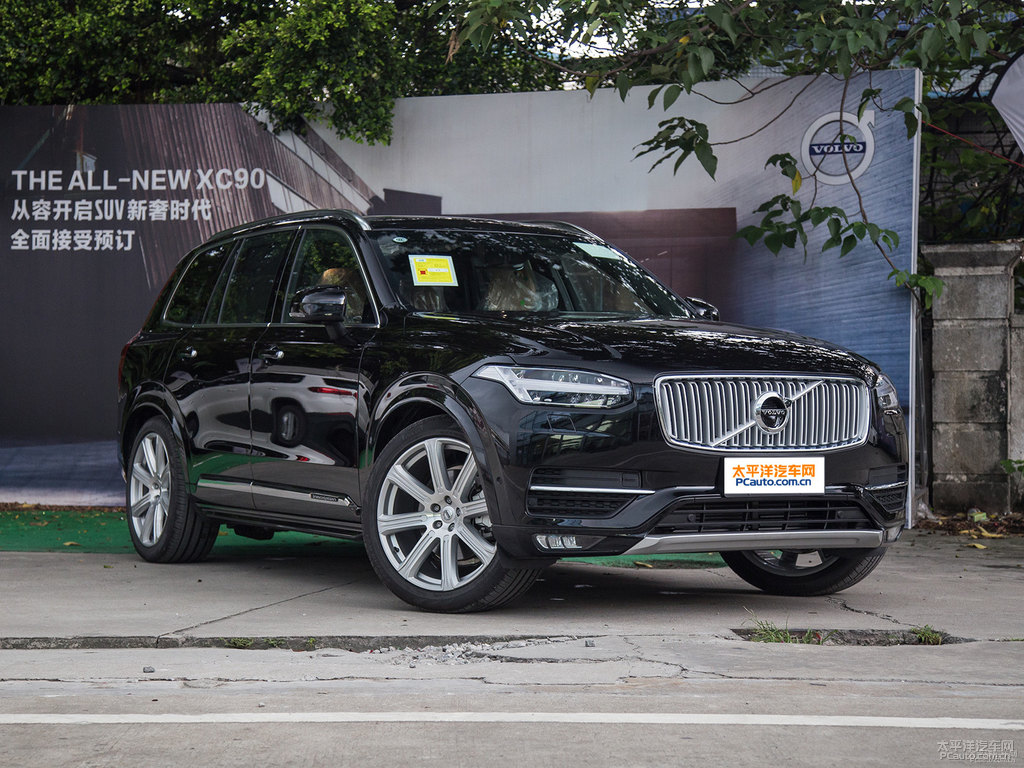 瑪瑙黑沃爾沃XC90整車外觀外觀圖片