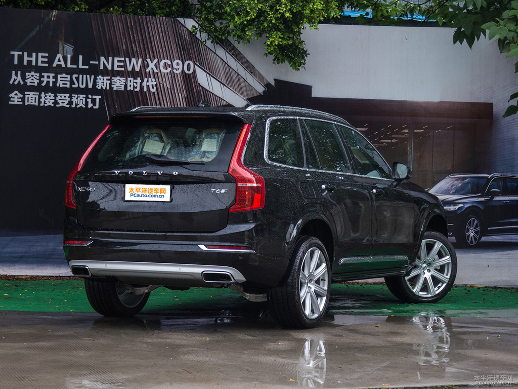 瑪瑙黑沃爾沃XC90整車外觀外觀圖片