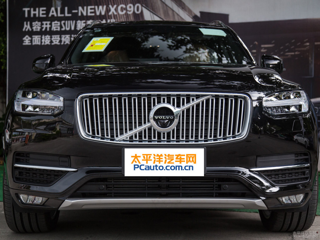 瑪瑙黑沃爾沃XC90車頭外觀圖片