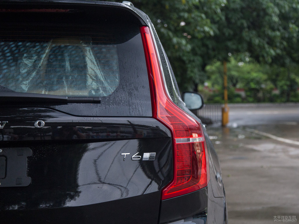 瑪瑙黑沃爾沃XC90車尾外觀圖片