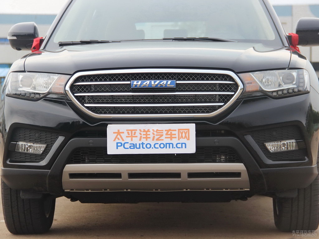 經(jīng)典黑哈弗H6 Coupe車頭外觀圖片