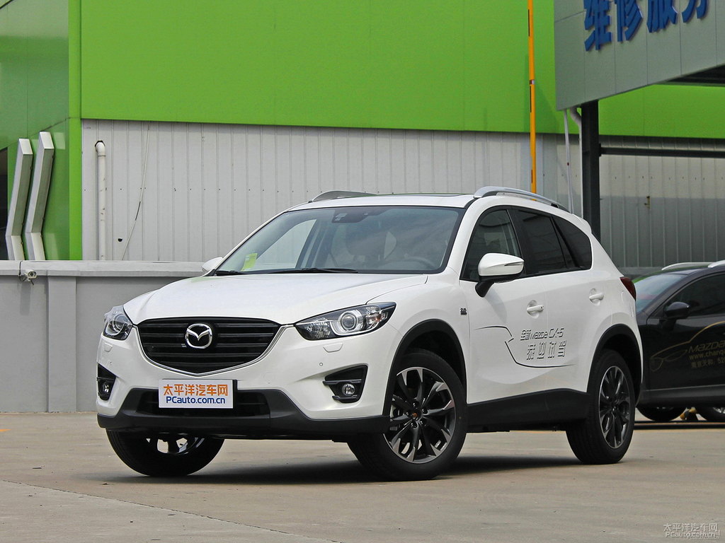 珠光白馬自達CX-5整車外觀外觀圖片