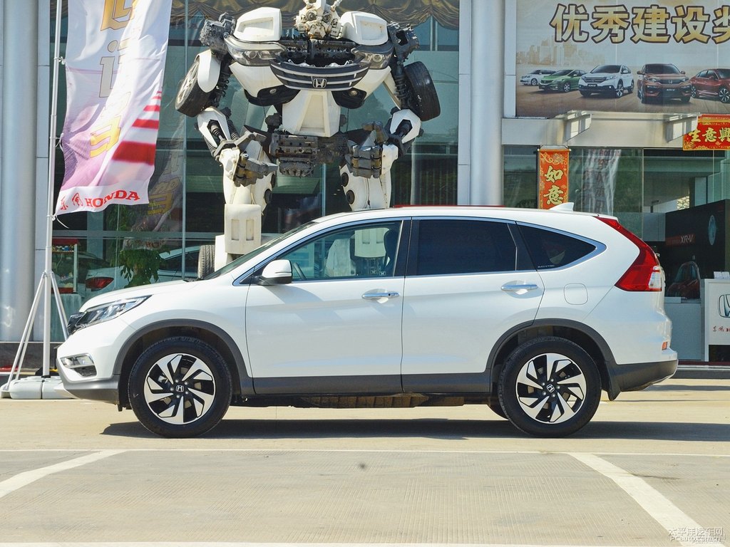 珍珠白本田CR-V整車外觀外觀圖片