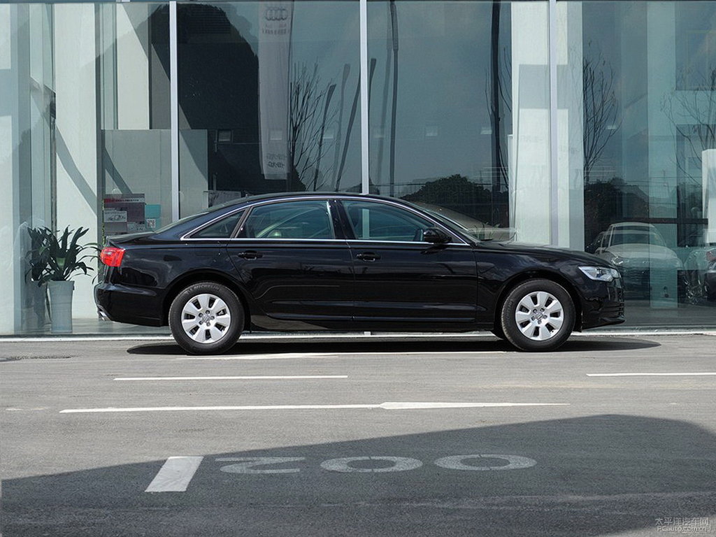 幻影黑奧迪A6L整車外觀外觀圖片