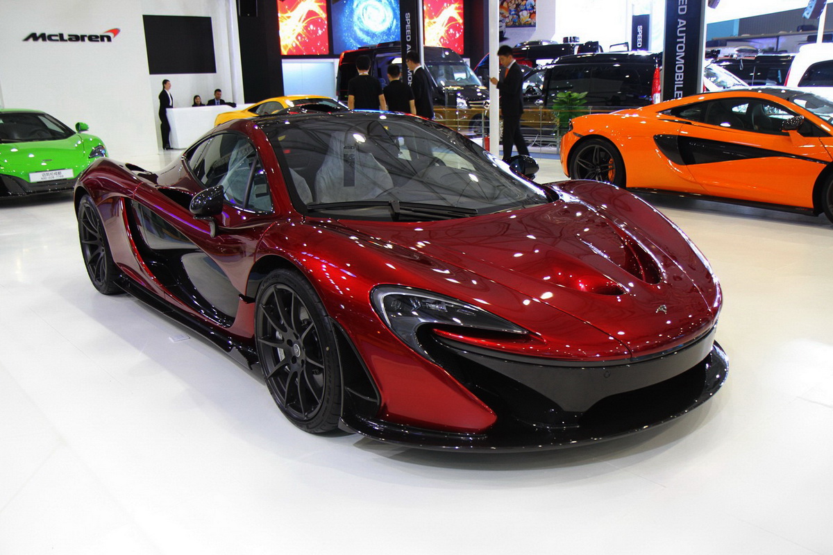 邁凱倫P1車展高清大圖