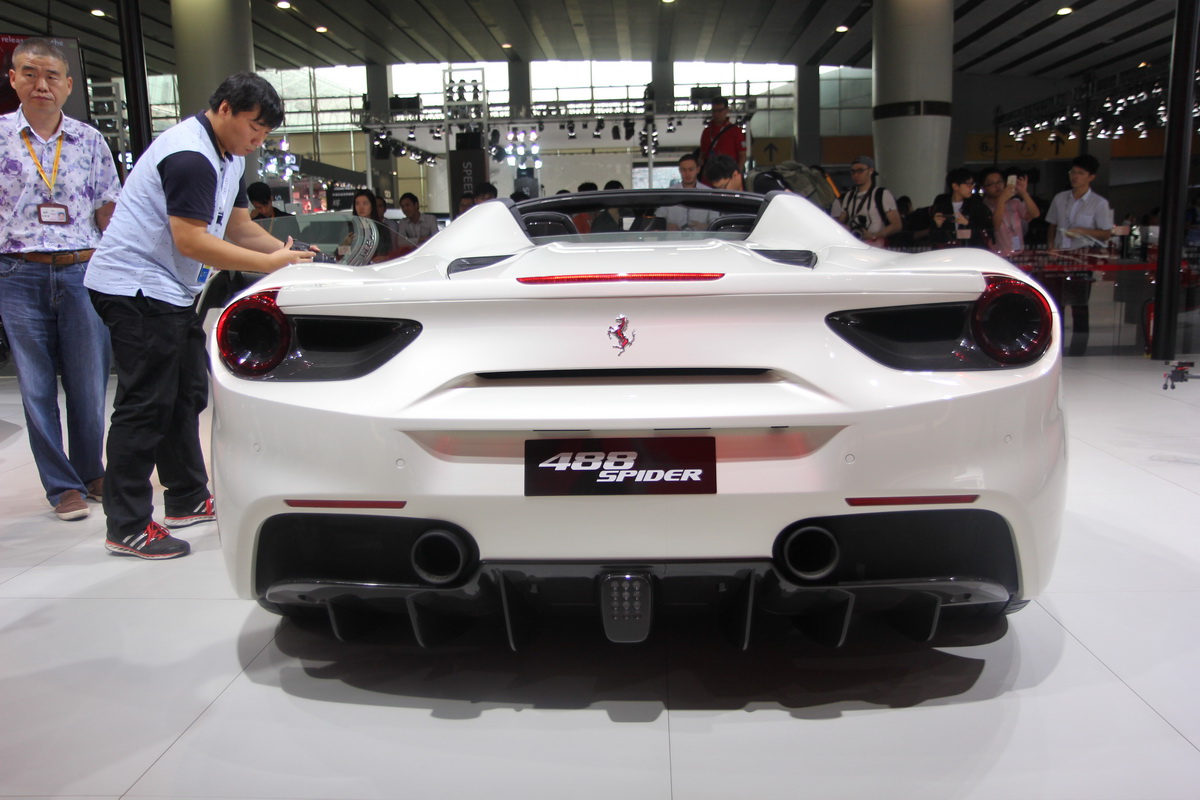 法拉利488車展高清大圖