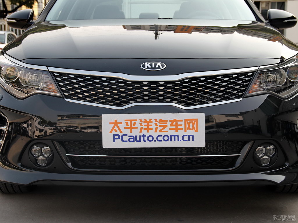 極光黑起亞K5凱酷車頭外觀圖片