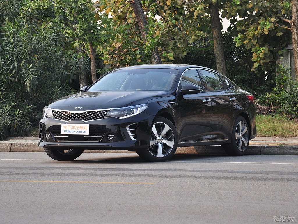 極光黑起亞K5凱酷整車外觀外觀圖片
