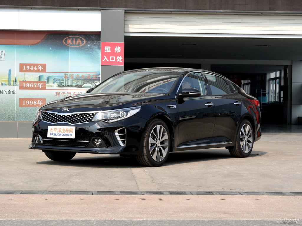 極光黑起亞K5凱酷整車外觀外觀圖片