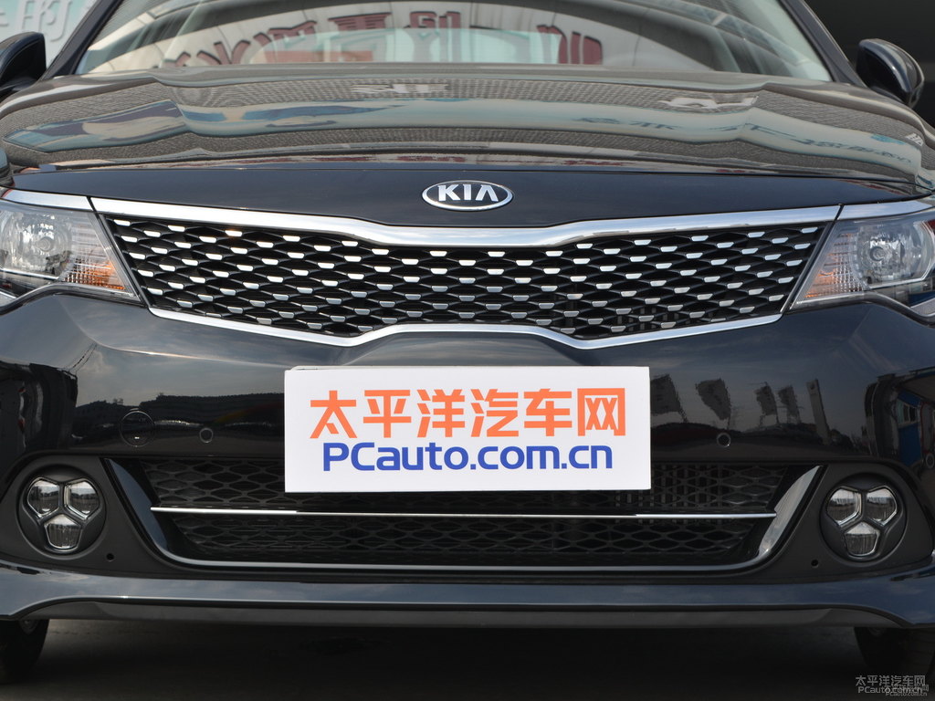 極光黑起亞K5凱酷車頭外觀圖片