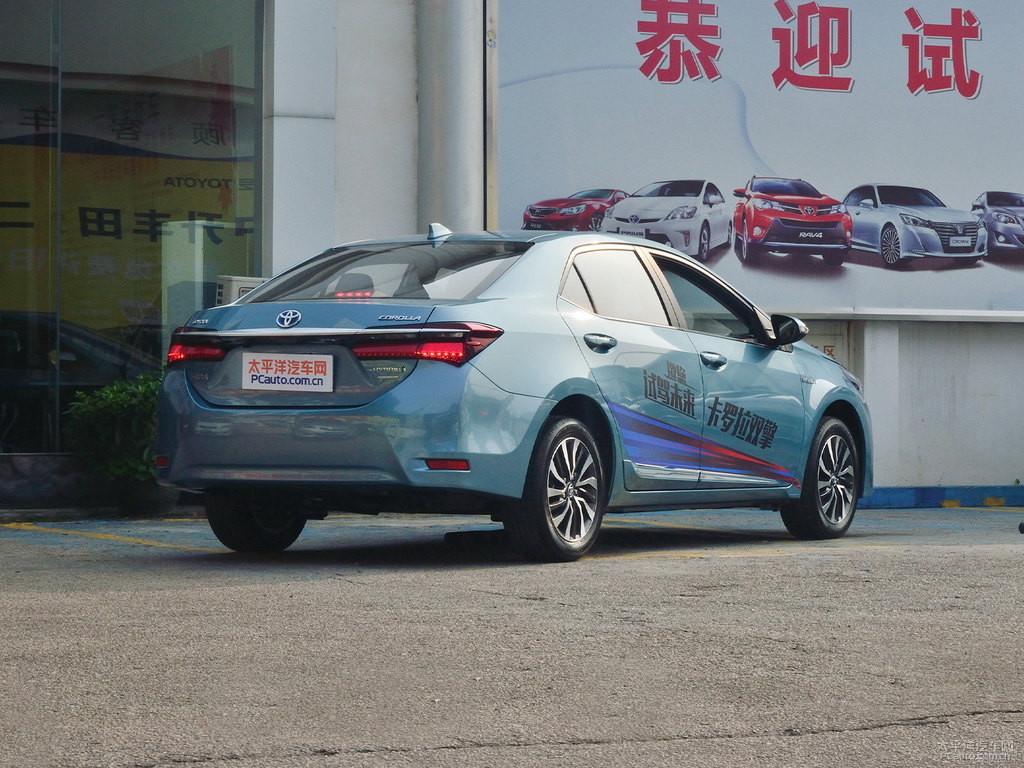 寰宇藍色卡羅拉整車外觀外觀圖片