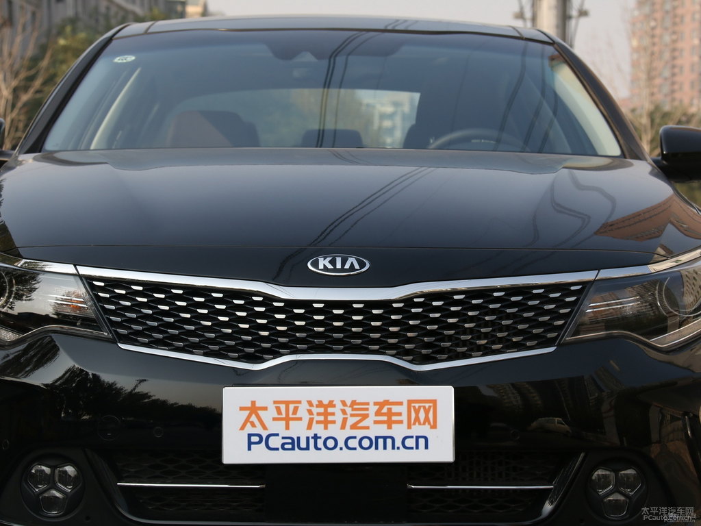 極光黑起亞K5凱酷車頭外觀圖片