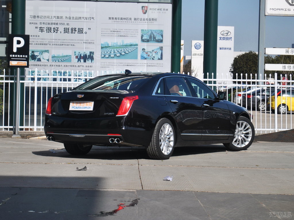 耀黑凱迪拉克CT6整車外觀外觀圖片