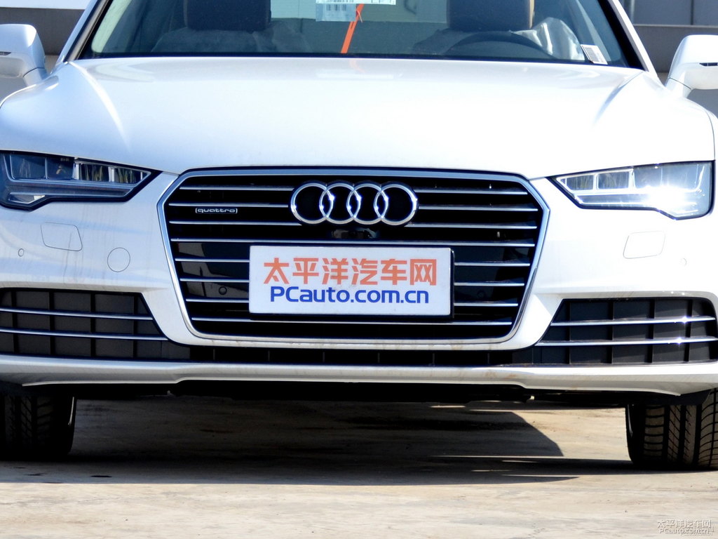 冰川白奧迪A7車頭外觀圖片