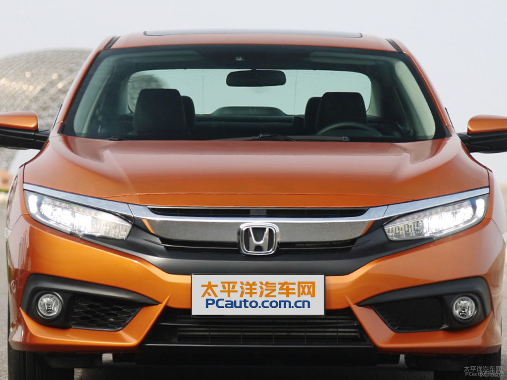 琥珀橙思域車頭外觀圖片