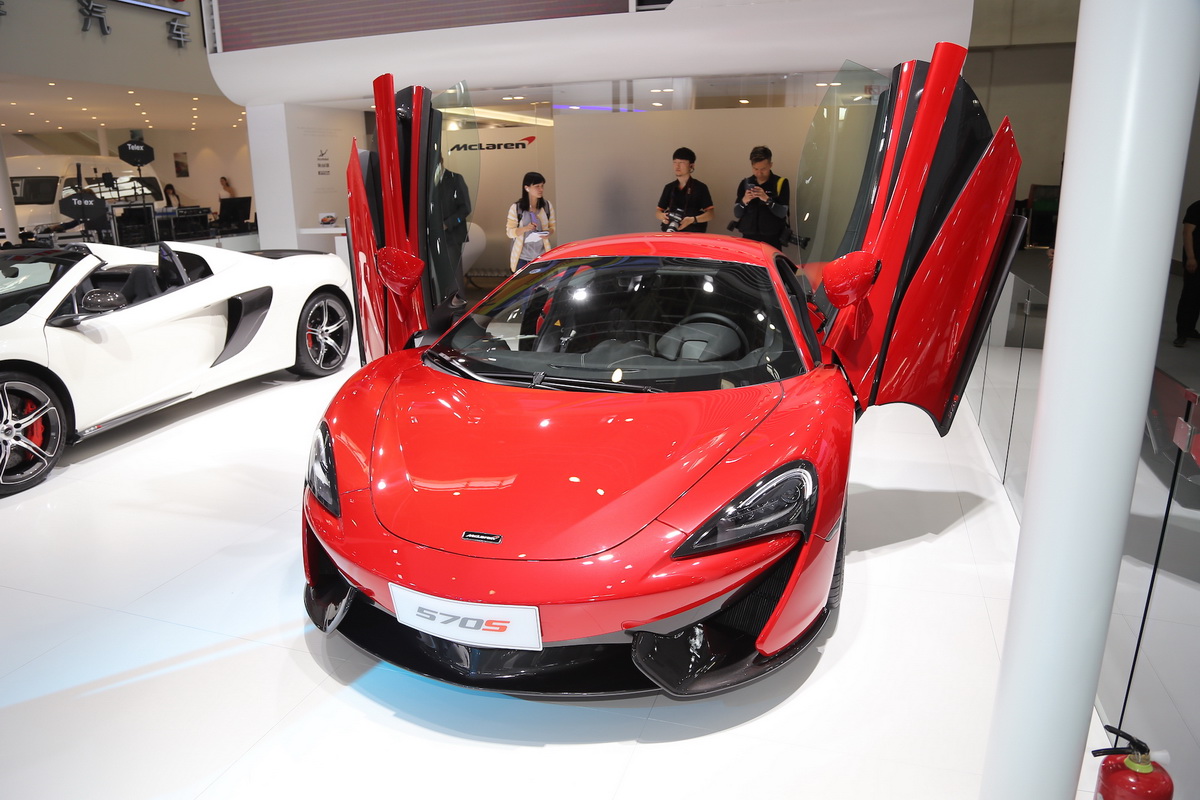 邁凱倫570S車展高清大圖