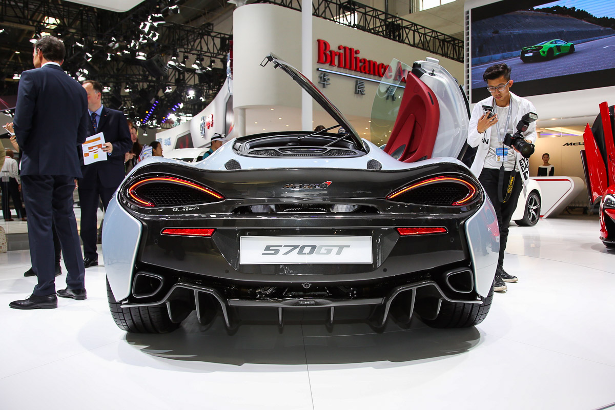 邁凱倫570GT車展高清大圖