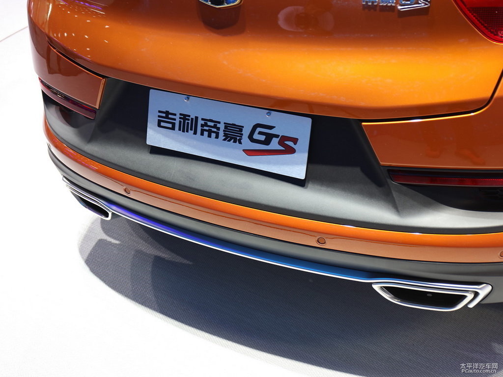 琉璃橙帝豪GS車尾外觀圖片