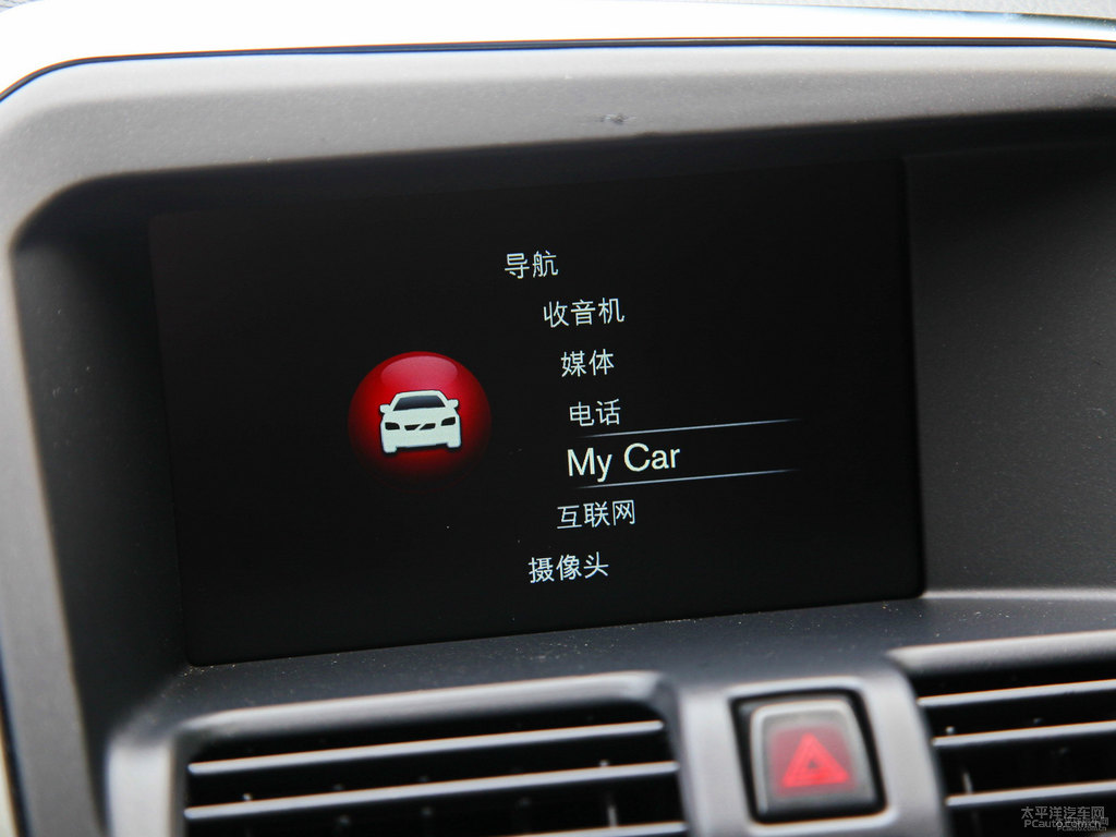 楓木棕沃爾沃XC60中控內(nèi)飾圖片