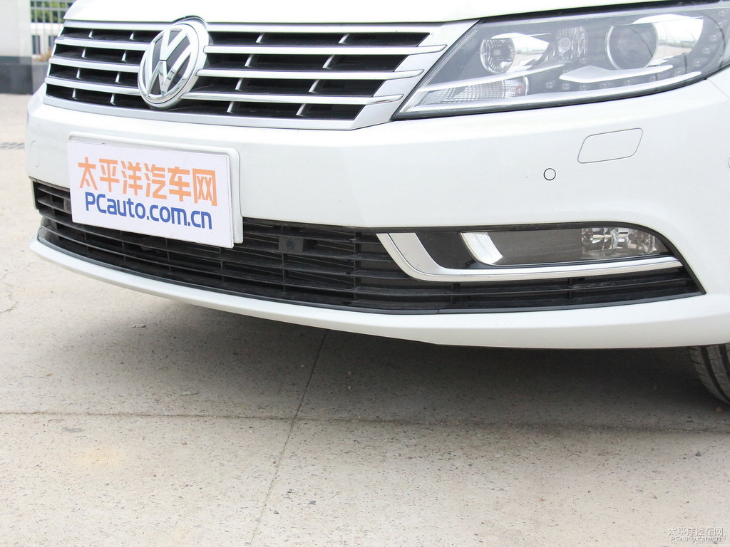 極地白大眾CC車頭外觀圖片