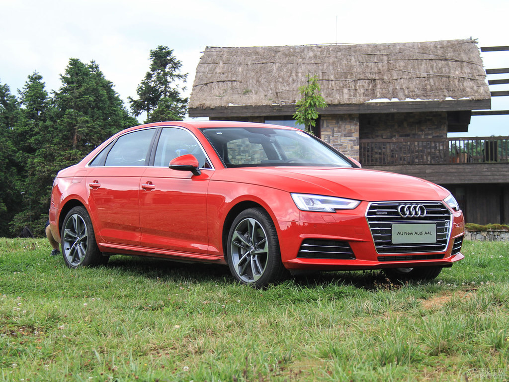 探戈紅奧迪A4L整車外觀外觀圖片
