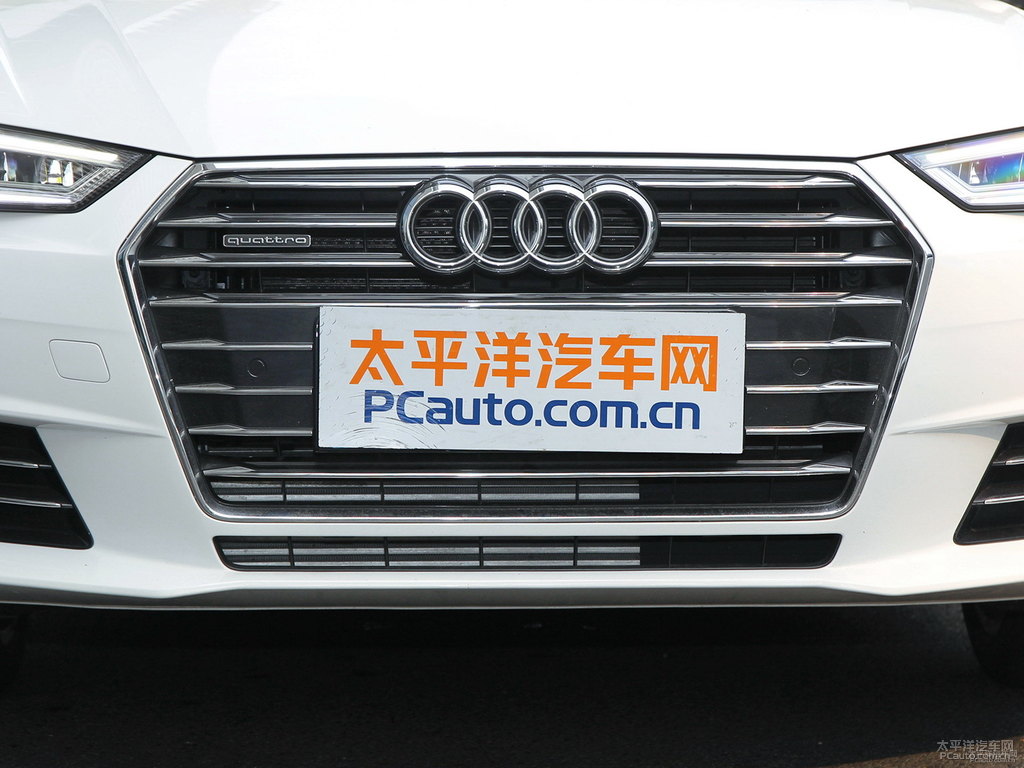 朱鷺白奧迪A4L車頭外觀圖片