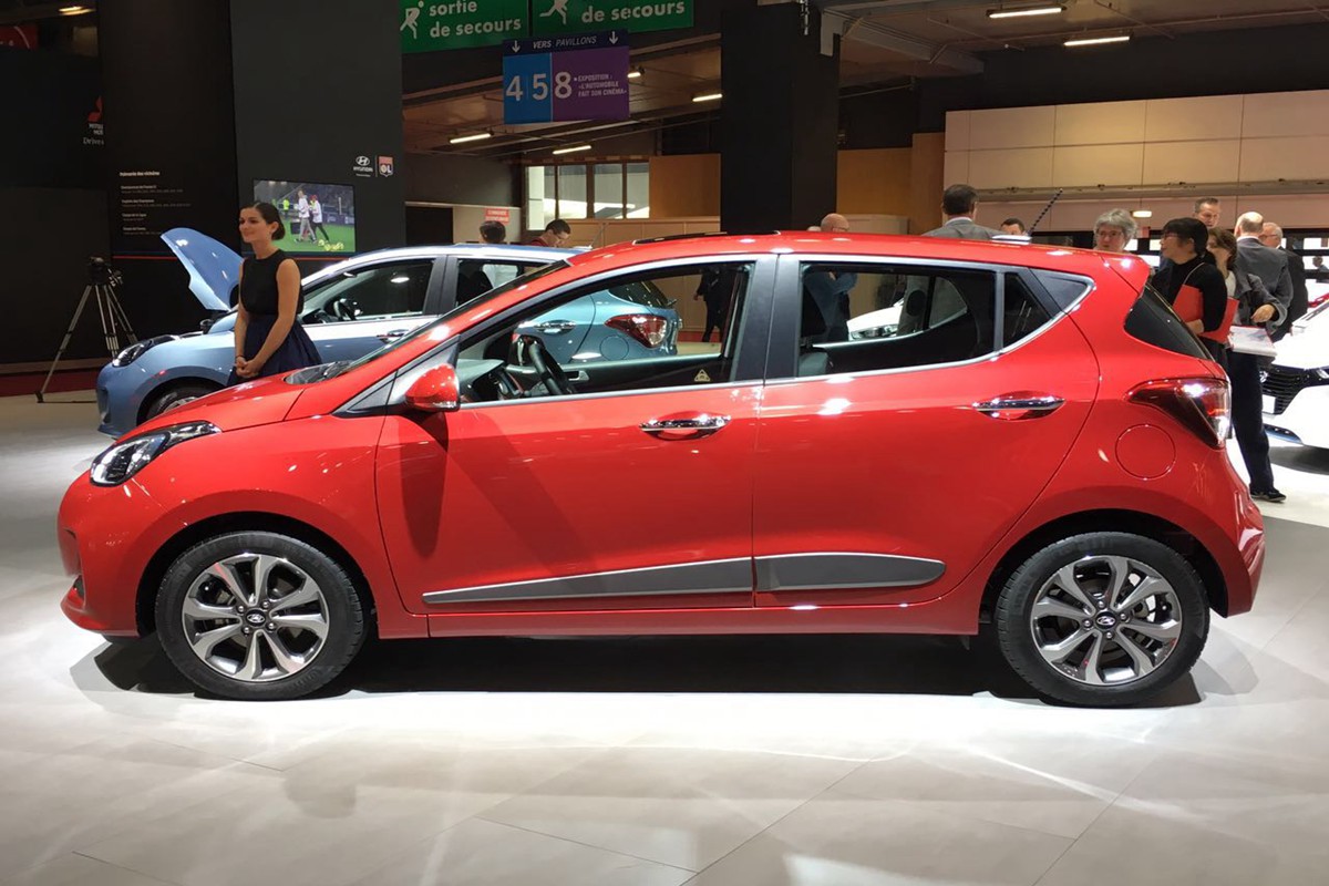 現(xiàn)代i10車展高清大圖