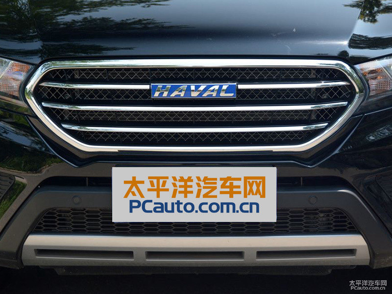 經(jīng)典黑哈弗H6 Coupe車頭外觀圖片
