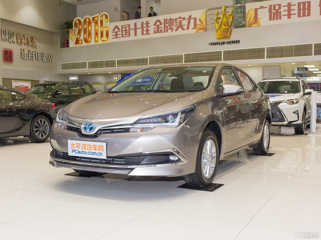 鉑青銅色卡羅拉整車外觀外觀圖片